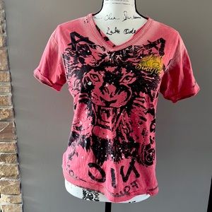 Vintage Ring Spun Northern Soul Tiger  Size Small V-neck T shirt